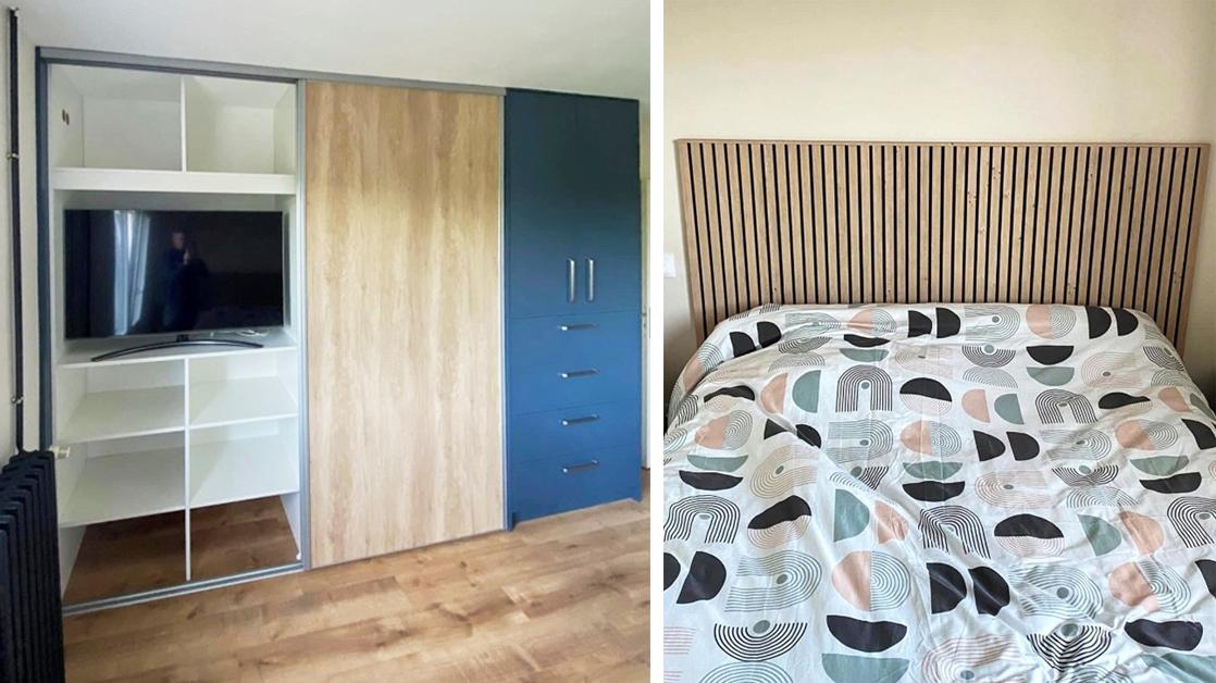 Finition et installation d'un dressing 