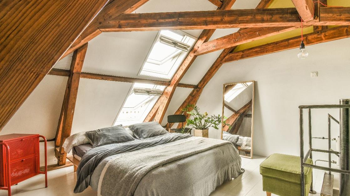 Aménagement des combles en chambre à coucher