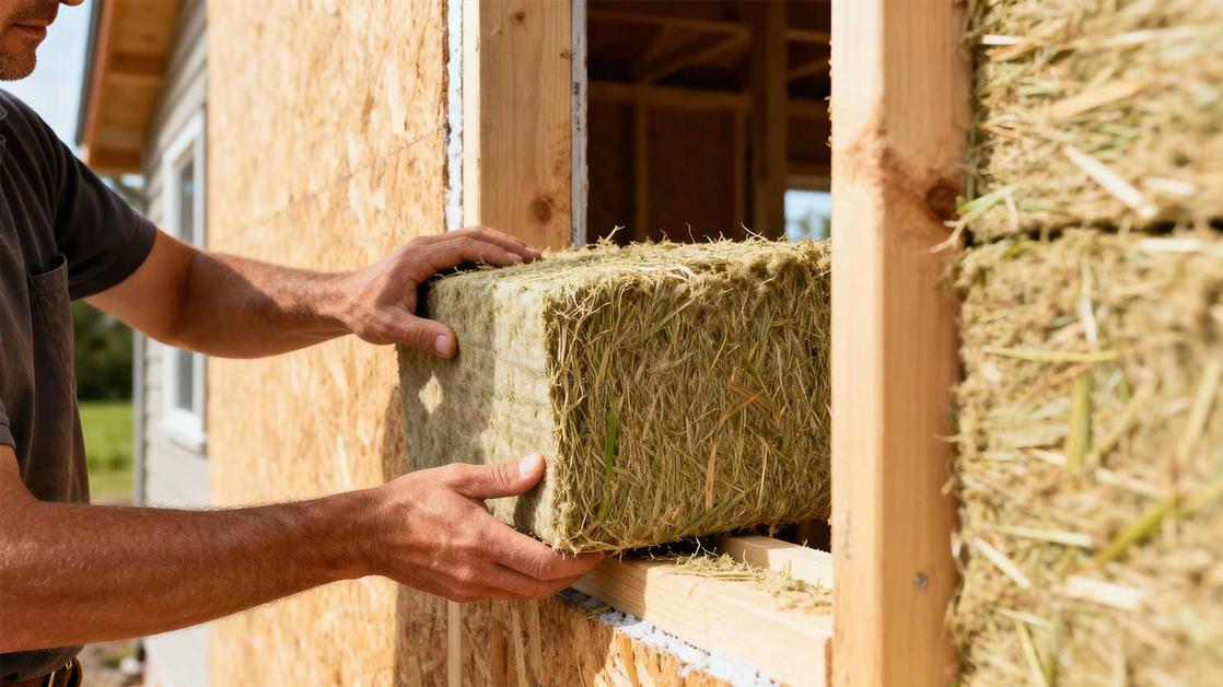 Un artisan qui pose de l'isolation
