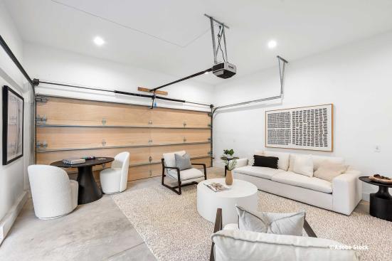 Aménagement d'un garage en salon