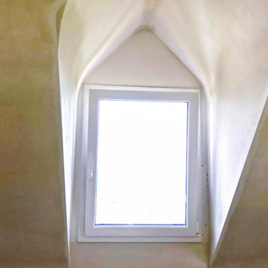 Détail d'une réalisation en plâtre