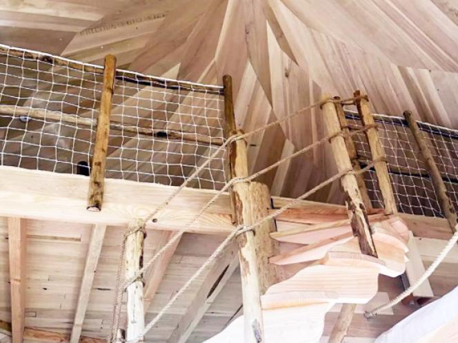 Détails escalier en bois