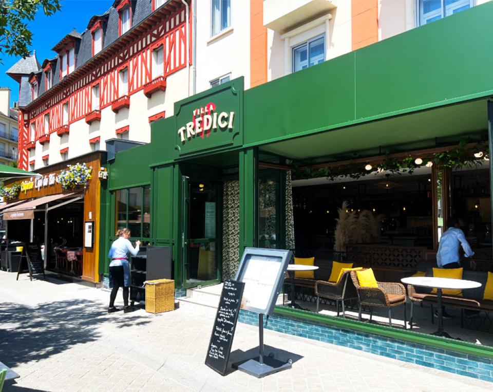 Devanture du restaurant italien